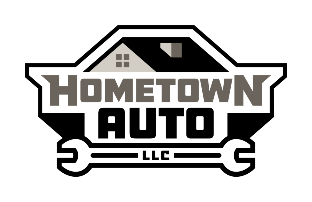Hometown Auto LLC Logo Auto repair shop logo, Contact us