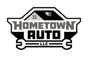 Hometown Auto LLC Logo Auto repair shop logo, Contact us